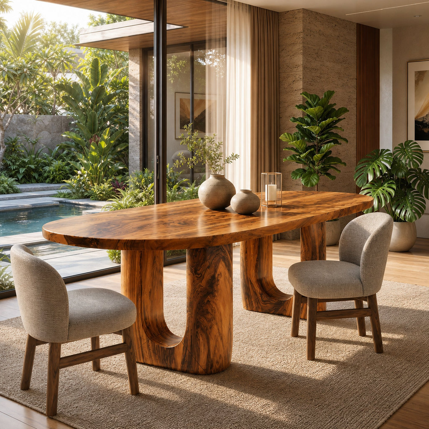 Organic Dining Room Table For Luxury Home - product view 6