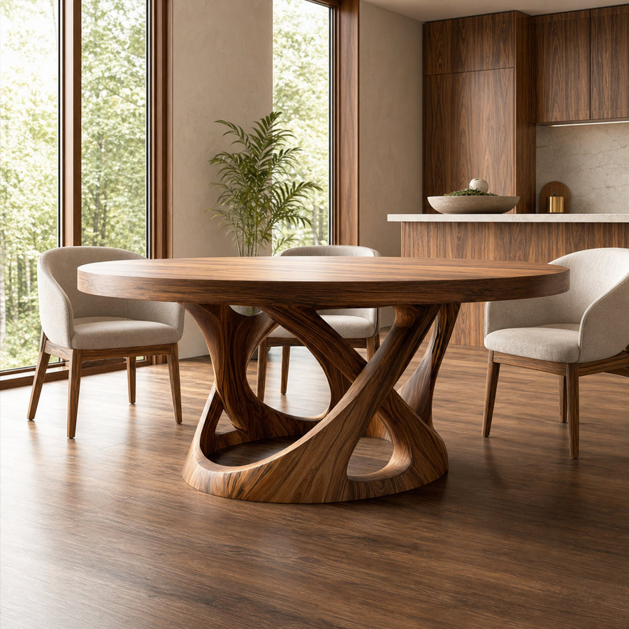 Organic Modern Dining Table Dining Room Or Kitchen