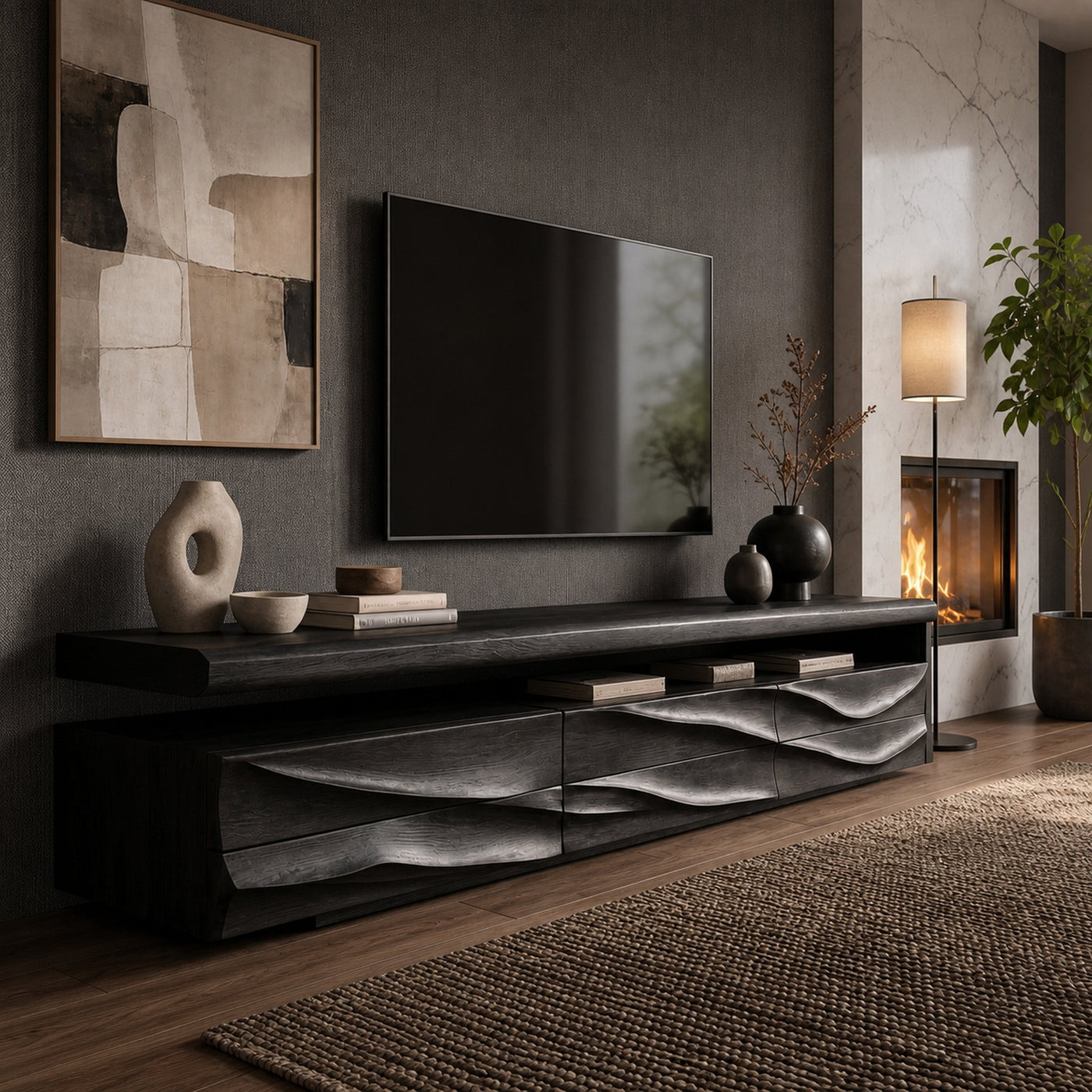 Furnishing the living room