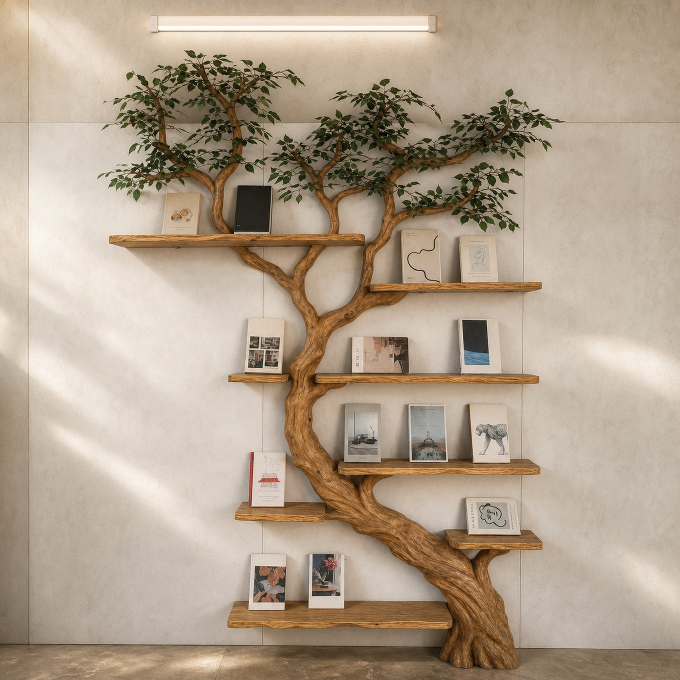 Organic Modern Wall Mounted Tree Bookshelf For Home - product view 5