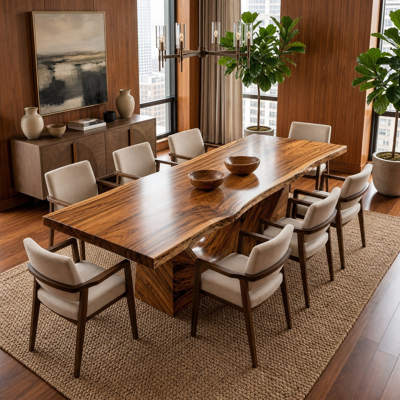 Organic Sculptural Dining Table For Dining Room And Kitchen - product view 3