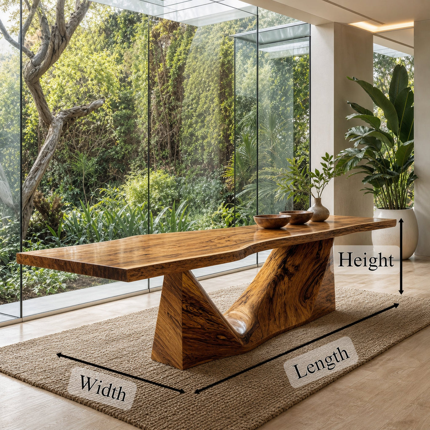 Organic Sculptural Dining Table For Dining Room And Kitchen - product view 8