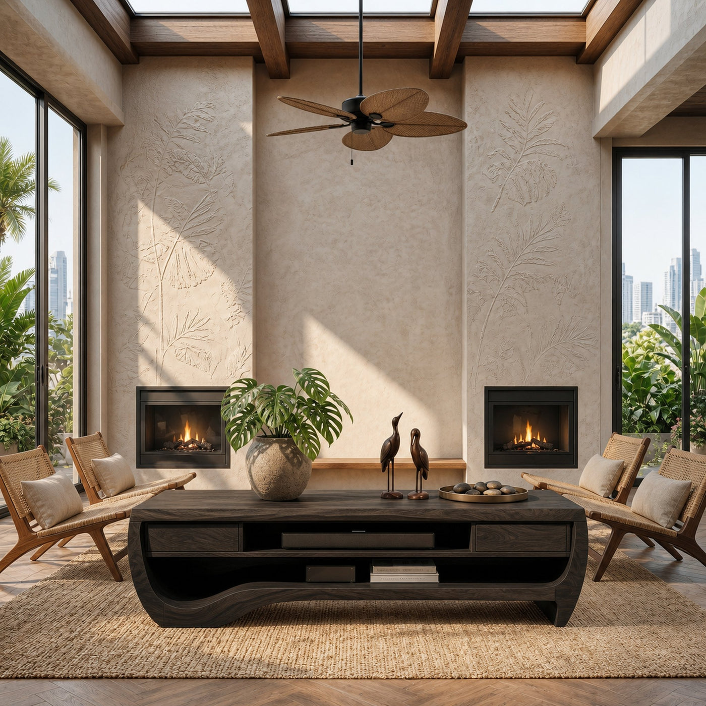 Furnishing the living room