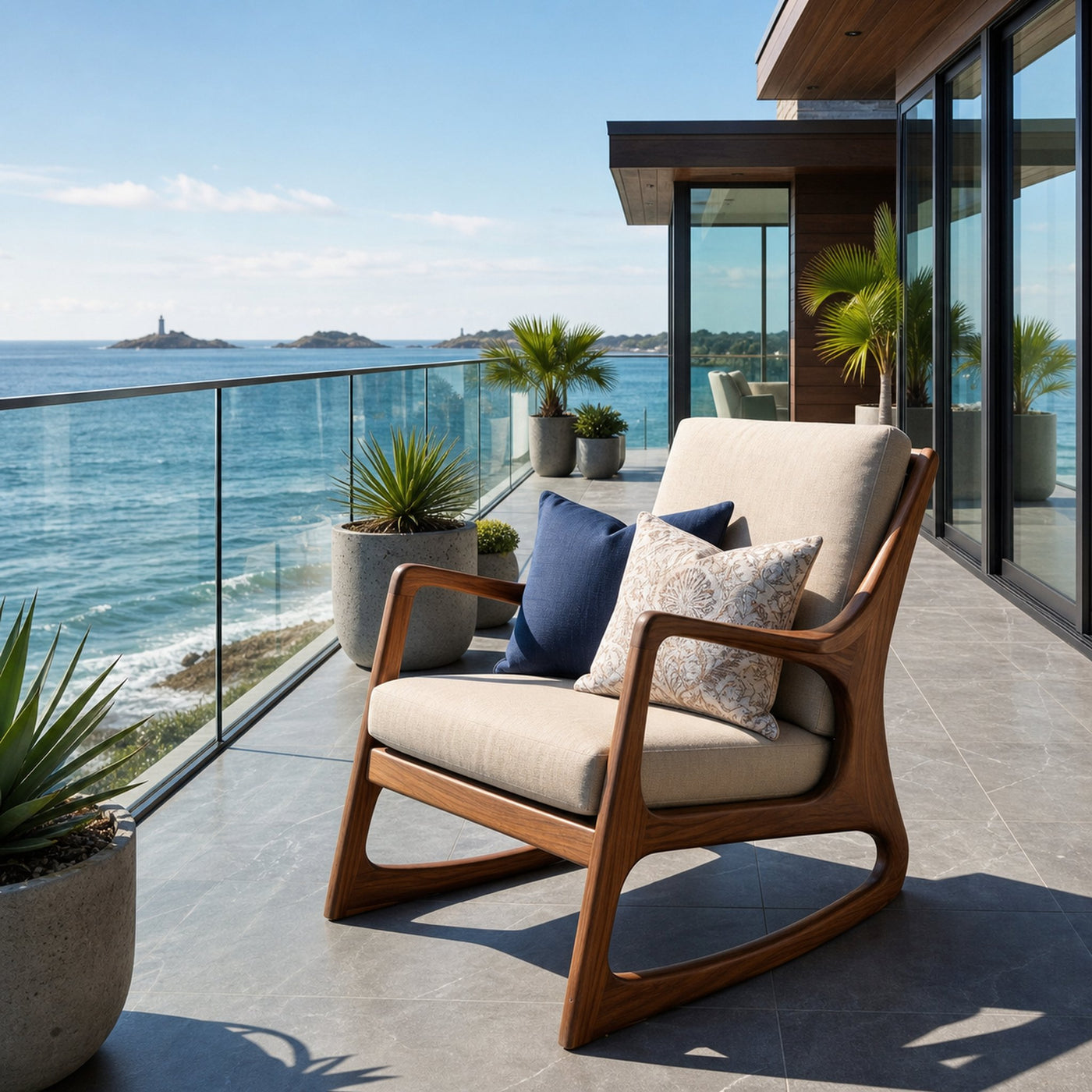 Organic Wooden Chair Curved Back Design For Home - product view 7