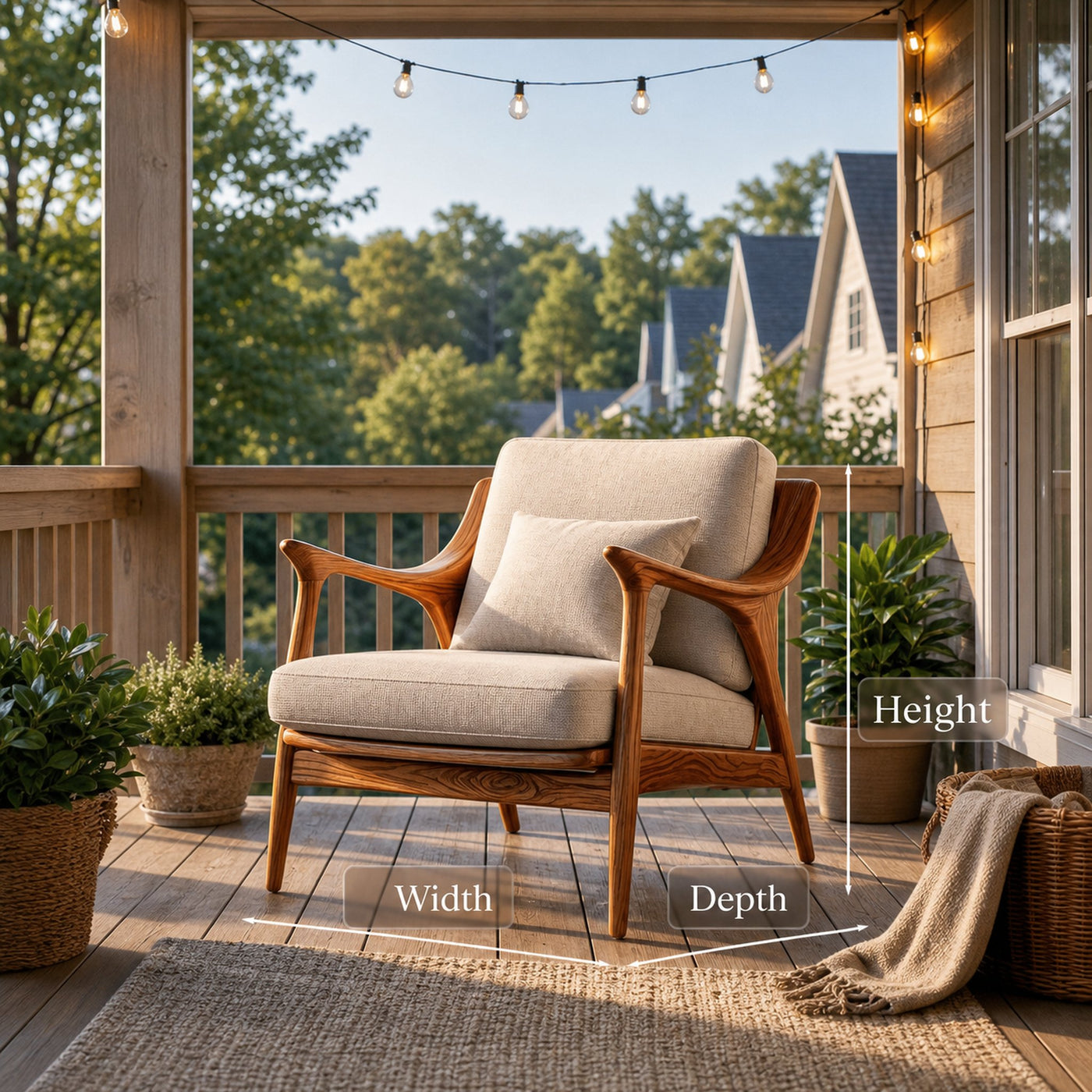 Organic Wooden Chair Sculptural Form For Home Furniture - product view 8