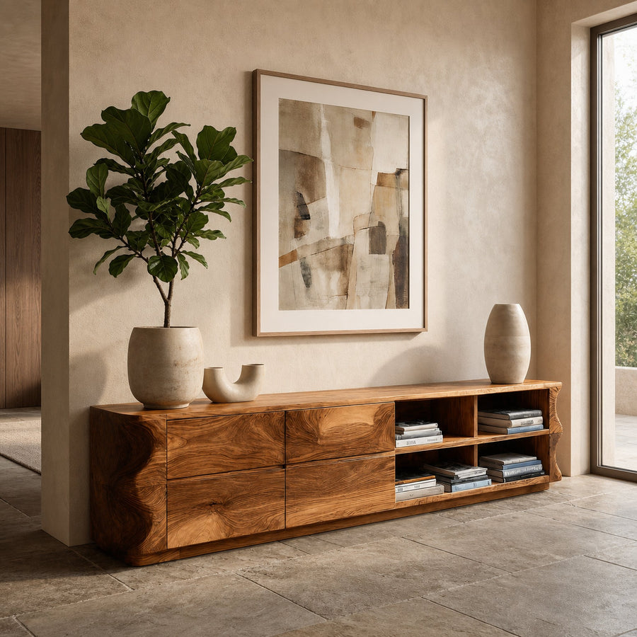 Quiet Luxury Modern Sideboard Cabinet For Living Room
