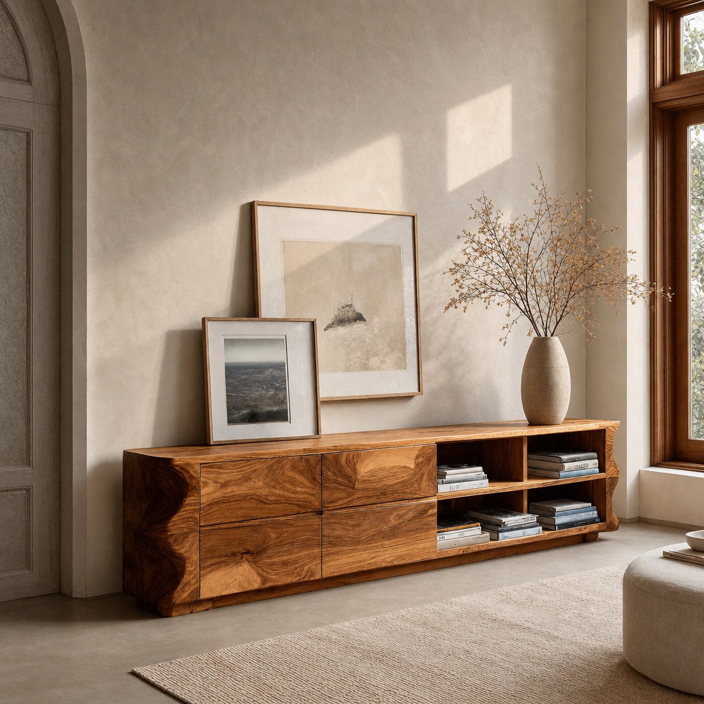 Quiet Luxury Modern Sideboard Cabinet For Living Room - product view 6