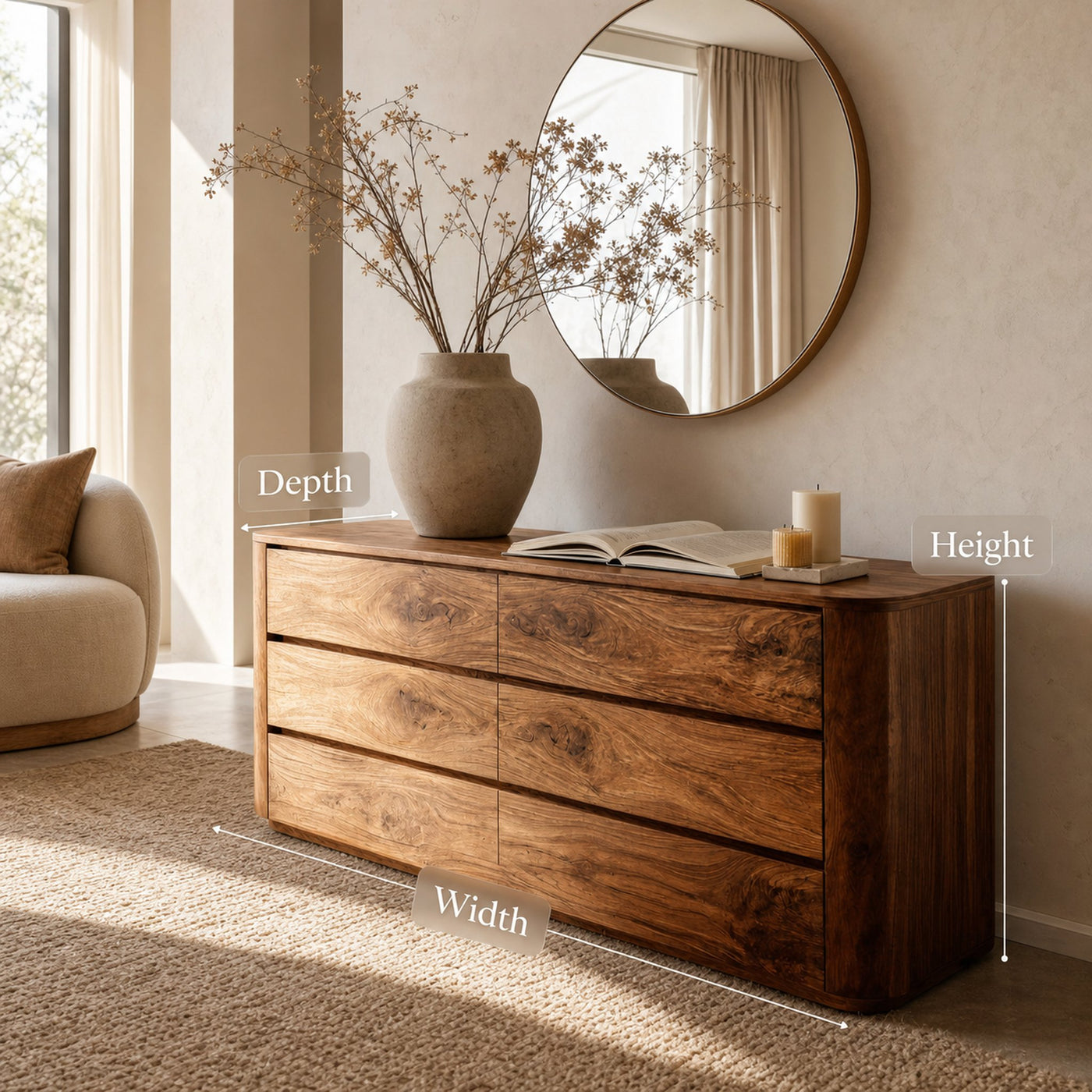 Quiet Luxury Sideboard For Living Room - product view 7