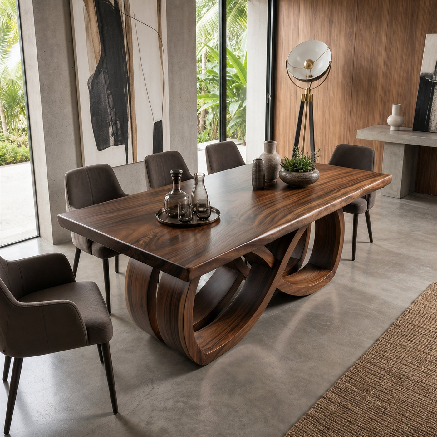 Resort Entertaining Table For Tropical Villa Patio - product view 7