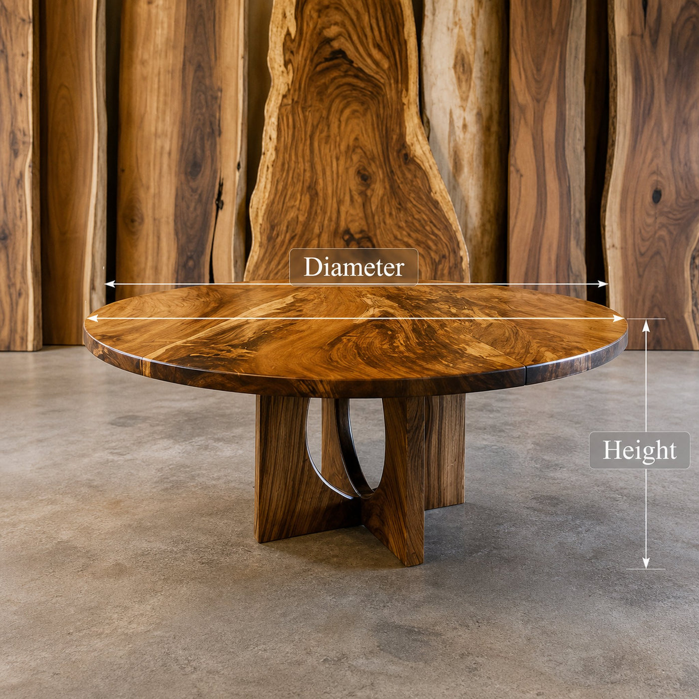 Round Kitchen Table Custom Decor Kitchen Gift - product view 2