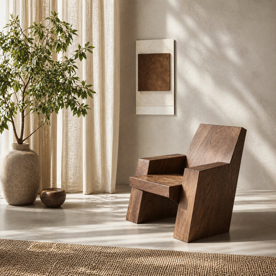 Rustic Accent Chair For Living Room Decor