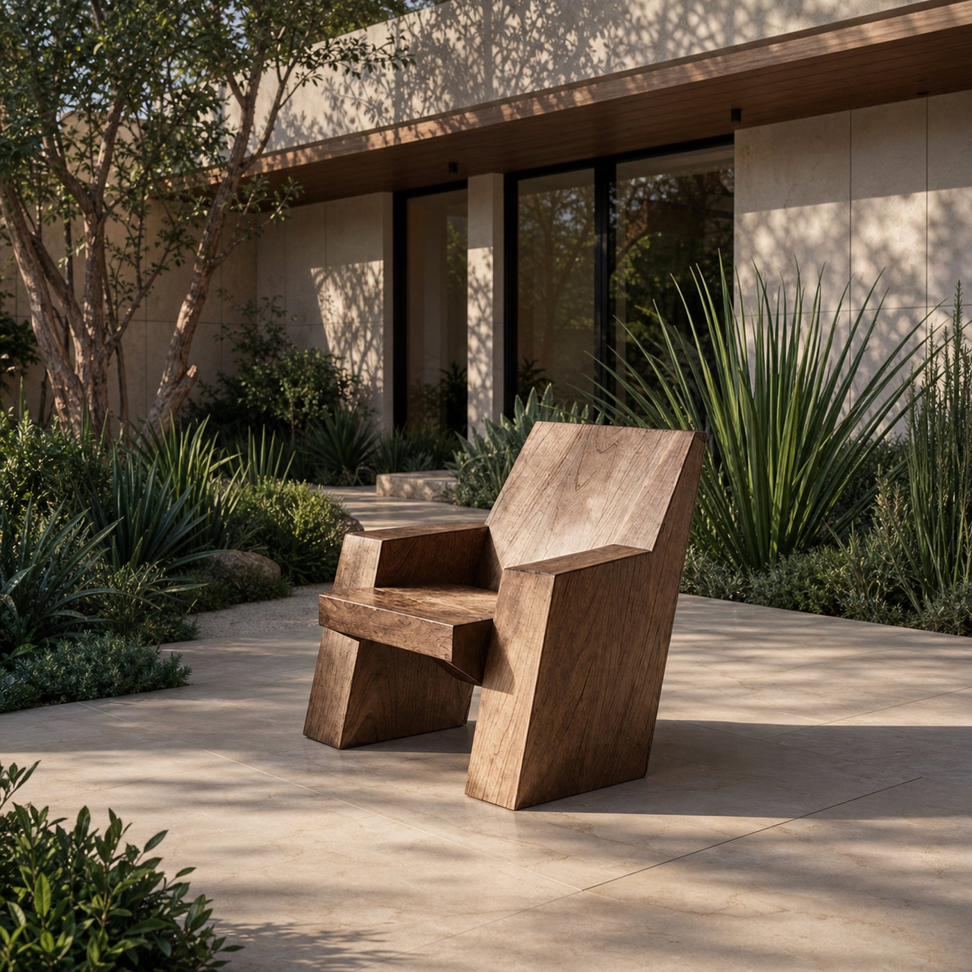 Rustic Accent Chair For Living Room Decor - product view 4