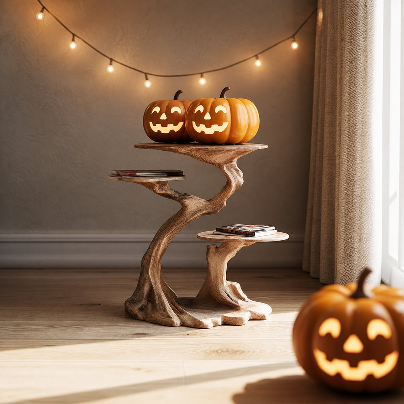 Rustic Branch End Table Bedroom Halloween