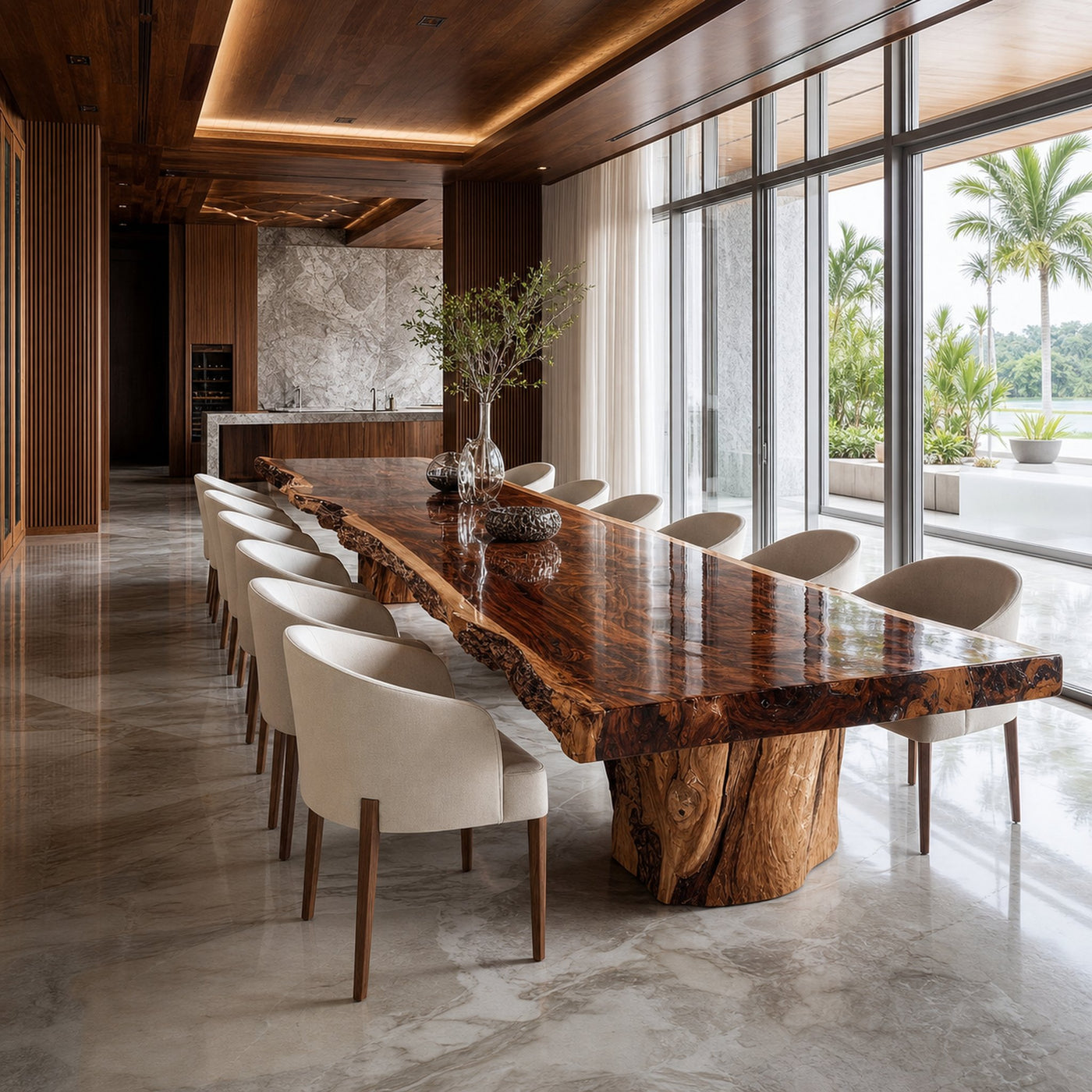 Rustic Dining Table Contemporary Home