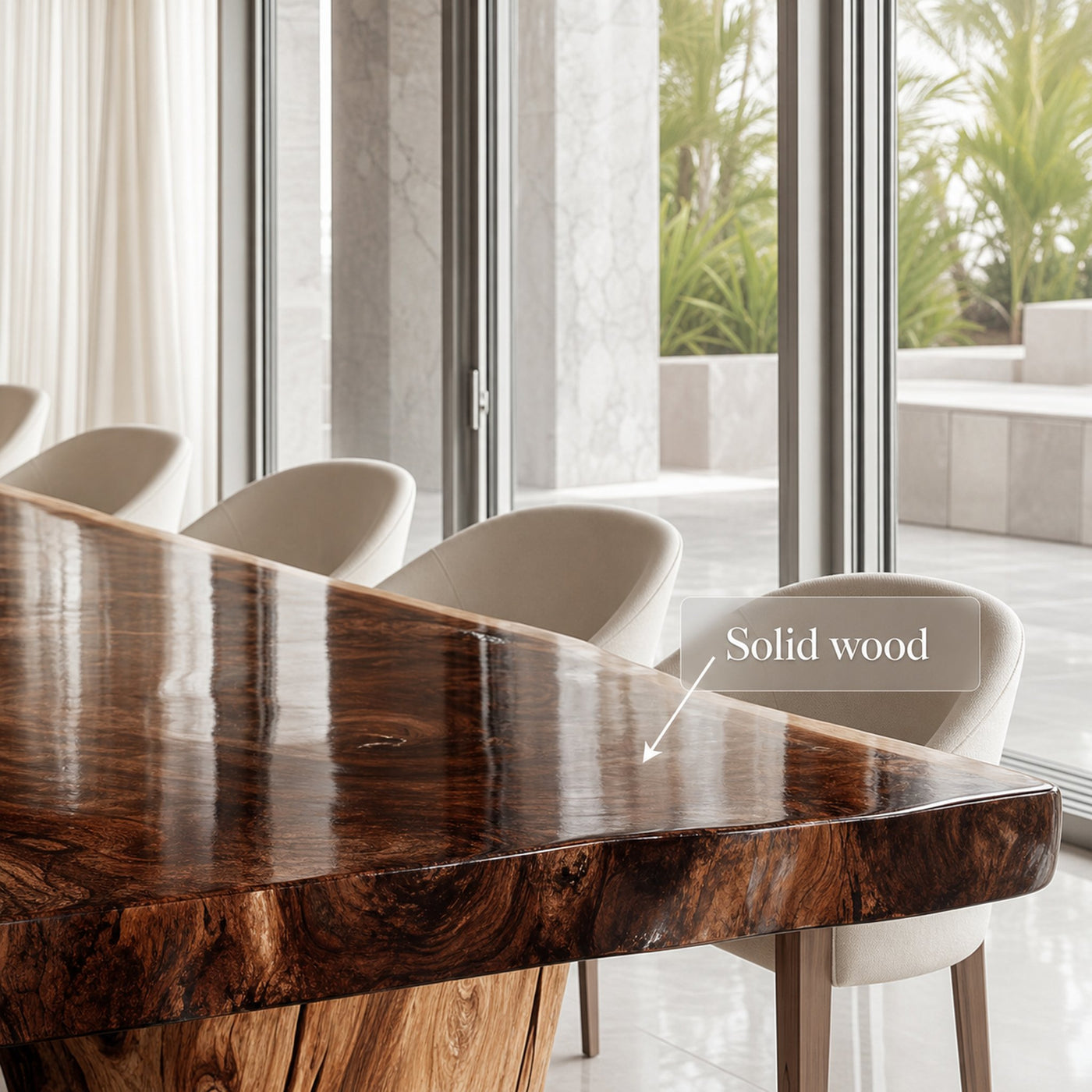 Rustic Dining Table Contemporary Home - product view 3