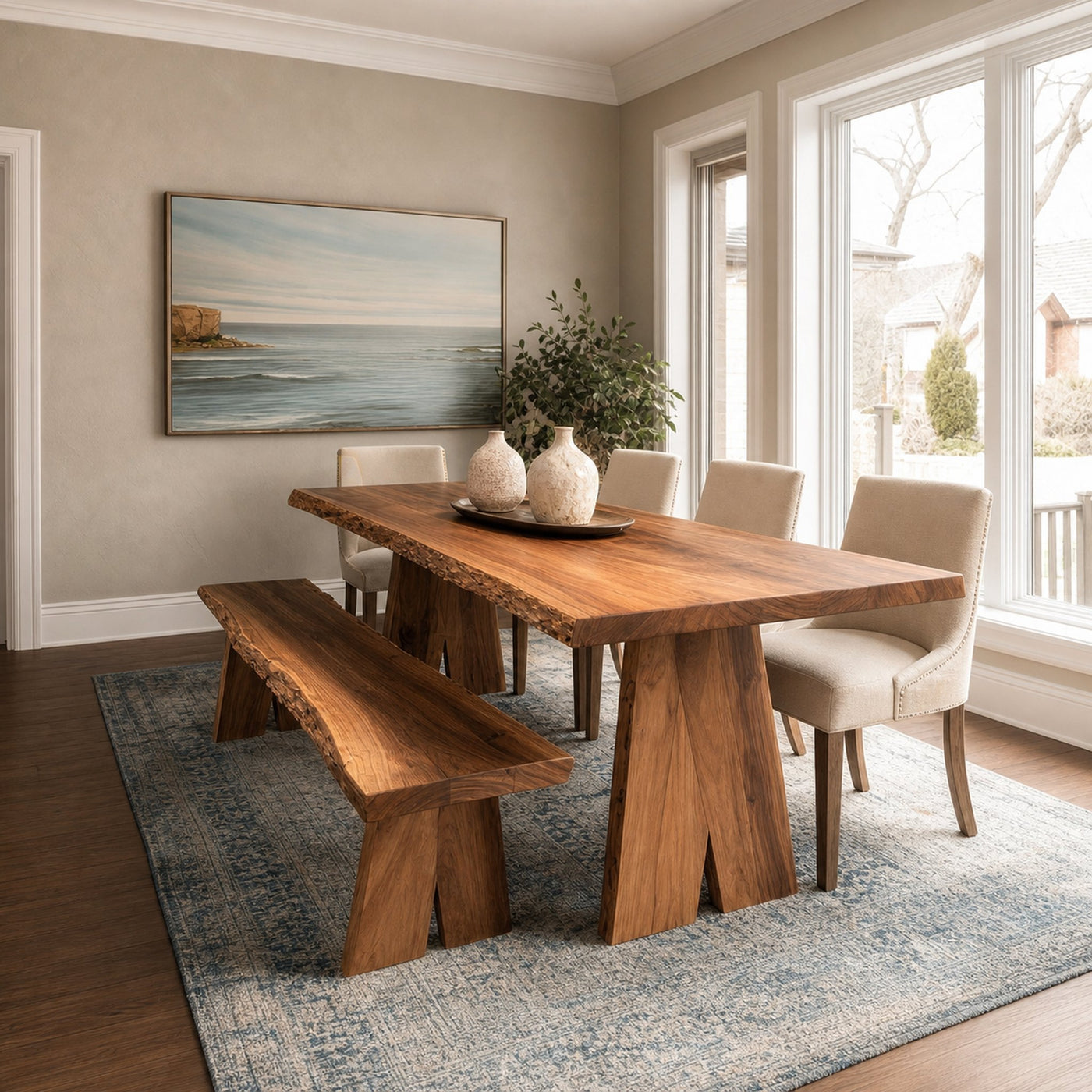 Rustic Dining Table For Dining Room