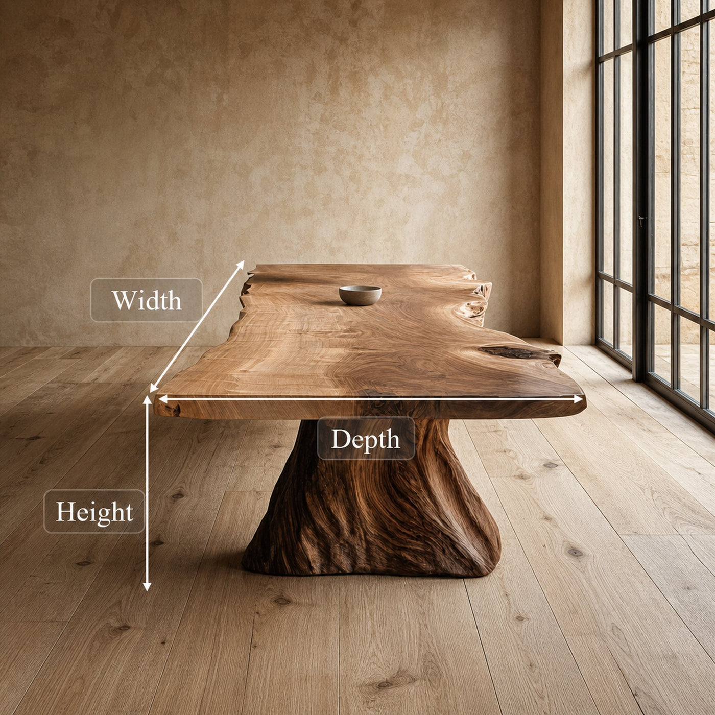Rustic Dining Table For Dining Room And Gathering Space - product view 4