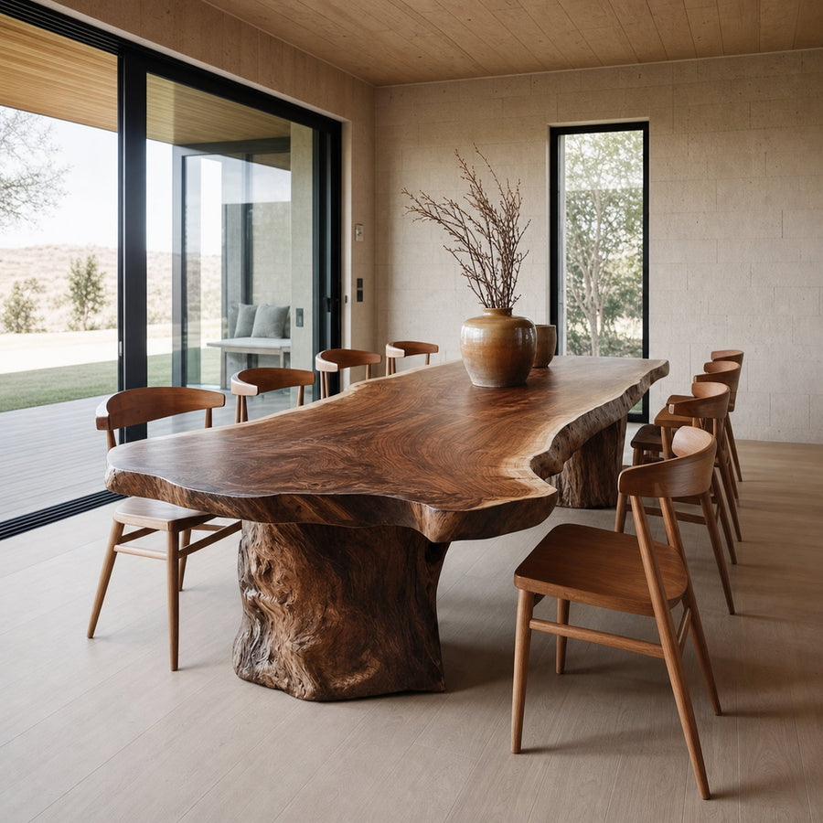 Rustic Dining Table For Dining Room Or Entertaining Area