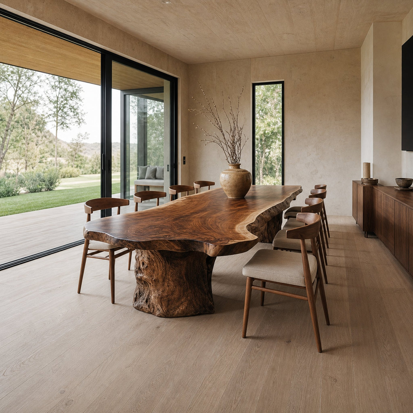 Rustic Dining Table For Dining Room Or Entertaining Area - product view 2