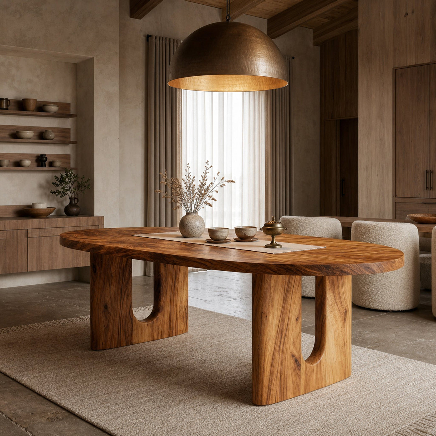 Rustic Dining Table For Farmhouse Dining Space