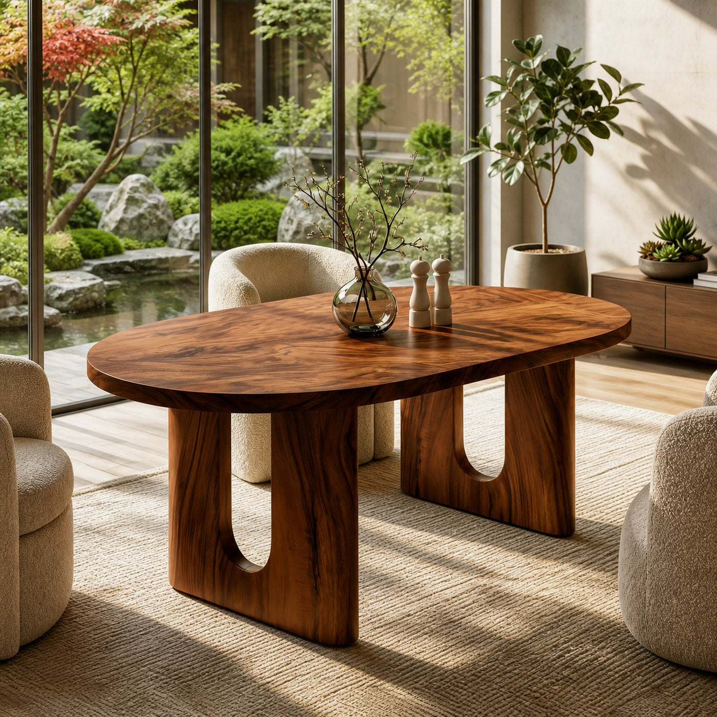 Rustic Dining Table For Farmhouse Dining Space - product view 6