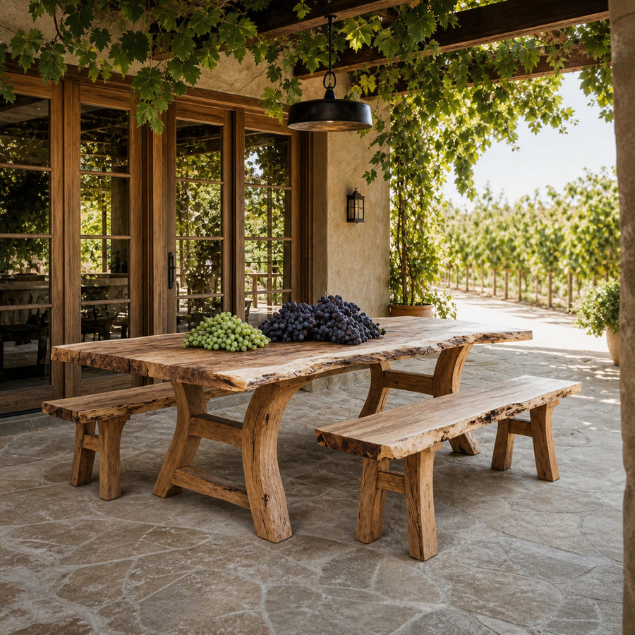 Rustic Dining Table For Timeless Kitchen Style
