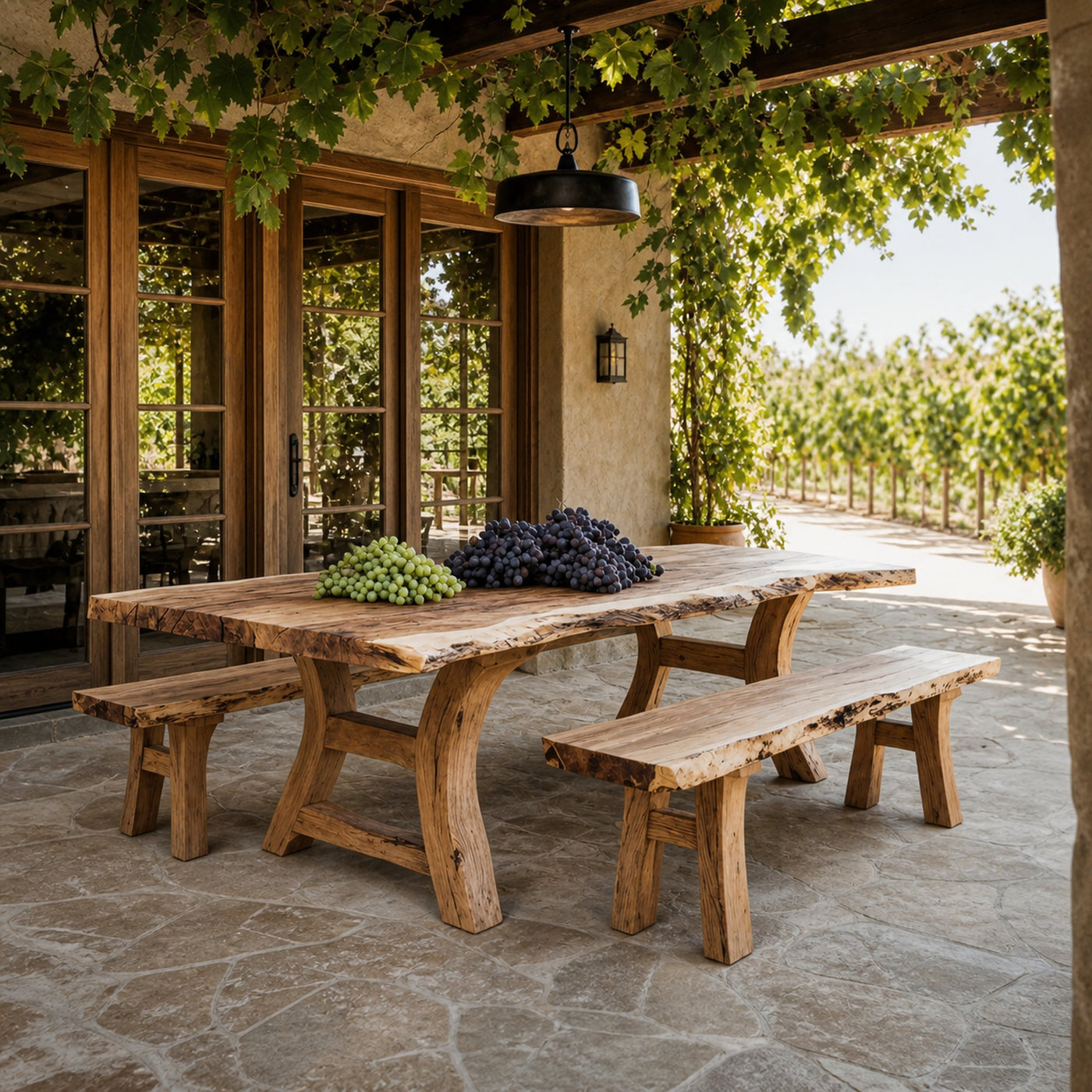Rustic Dining Table For Timeless Kitchen Style