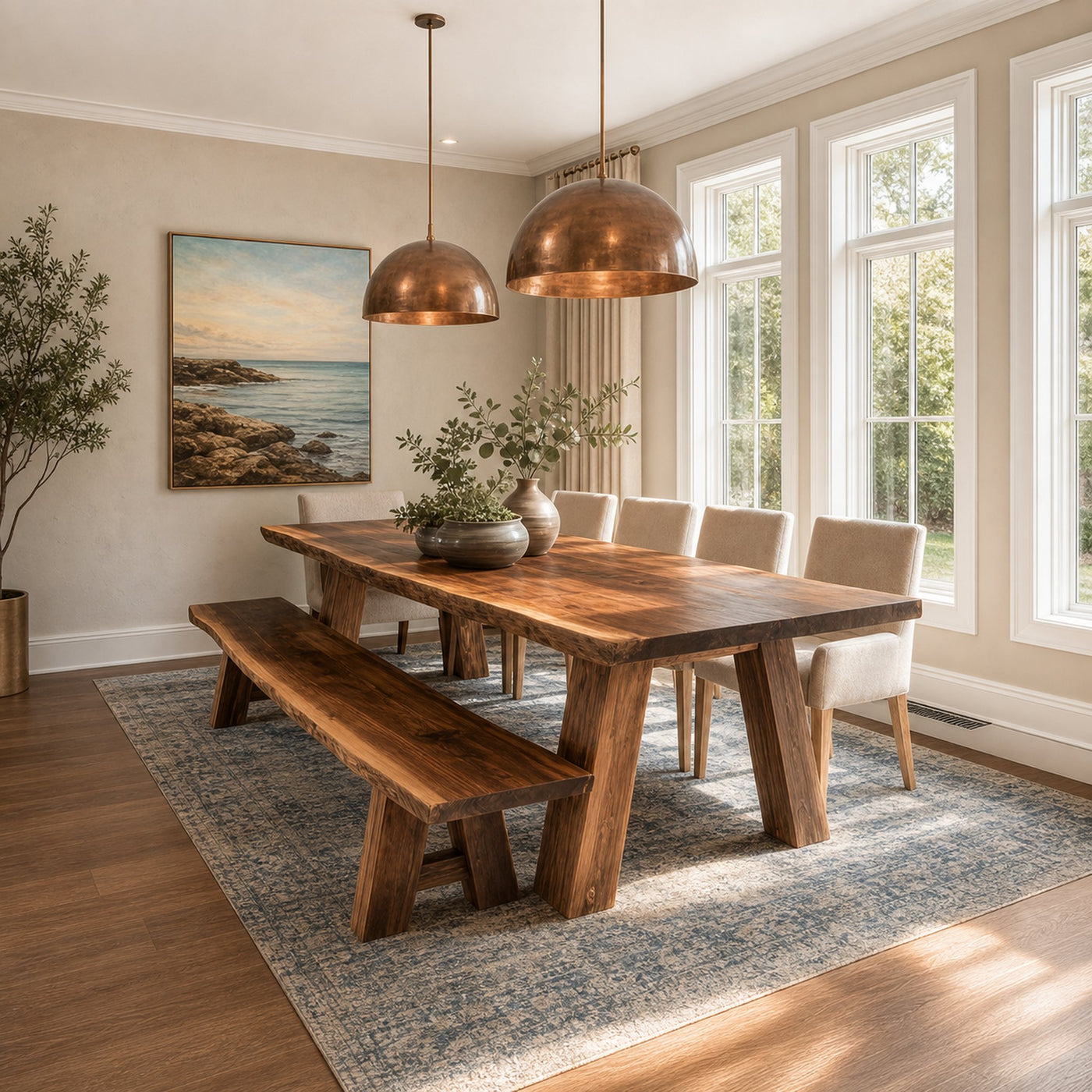 Rustic Dining Table Kitchen Or Dining Room - product view 2