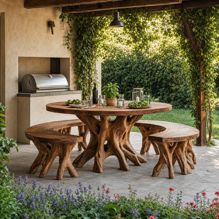 Rustic Kitchen Table For Natural Living Spaces