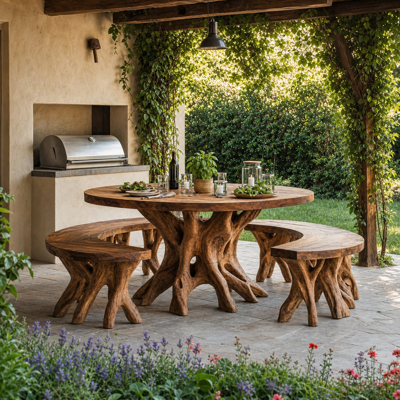 Rustic Kitchen Table For Natural Living Spaces