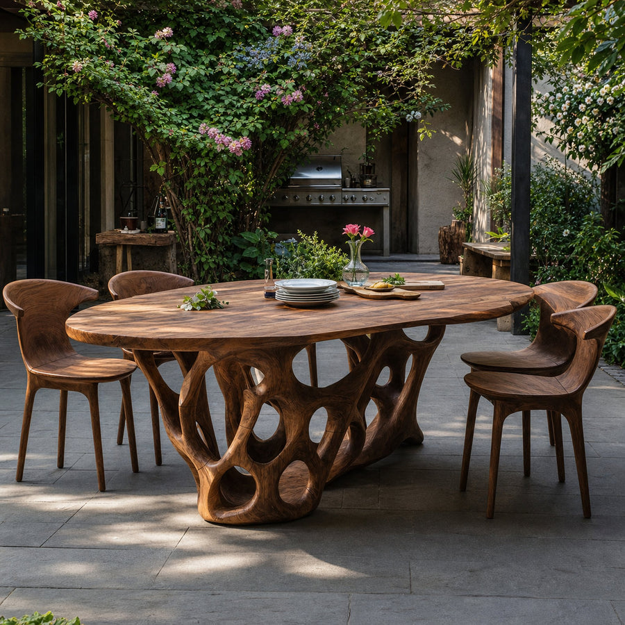 Rustic Kitchen Table For Wooden Decor Theme