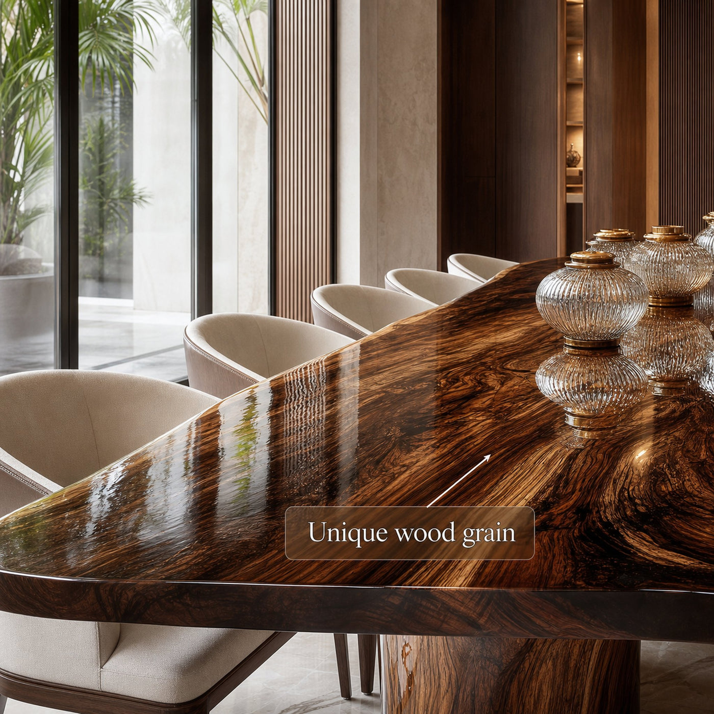 Rustic Live Edge Dining Table Dining Room - product view 2
