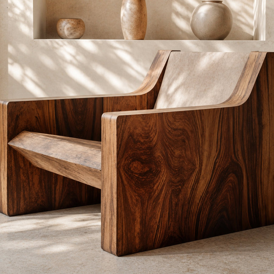 Rustic Lounge Chair For Entryway Design Accent