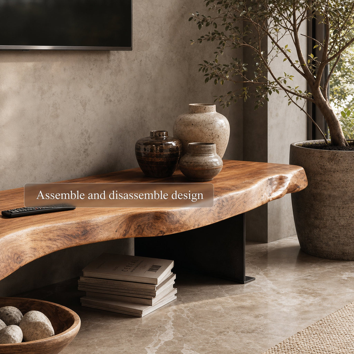 Furnishing the living room
