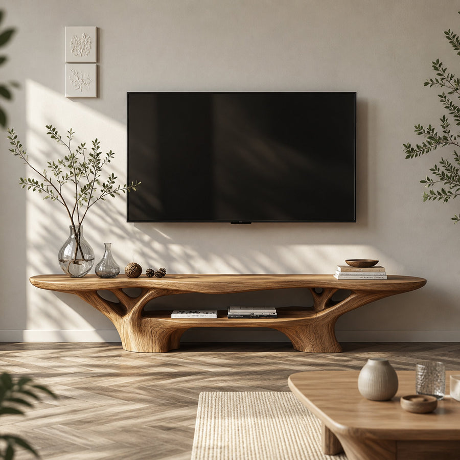 Rustic TV Stand Living Room And Study Room