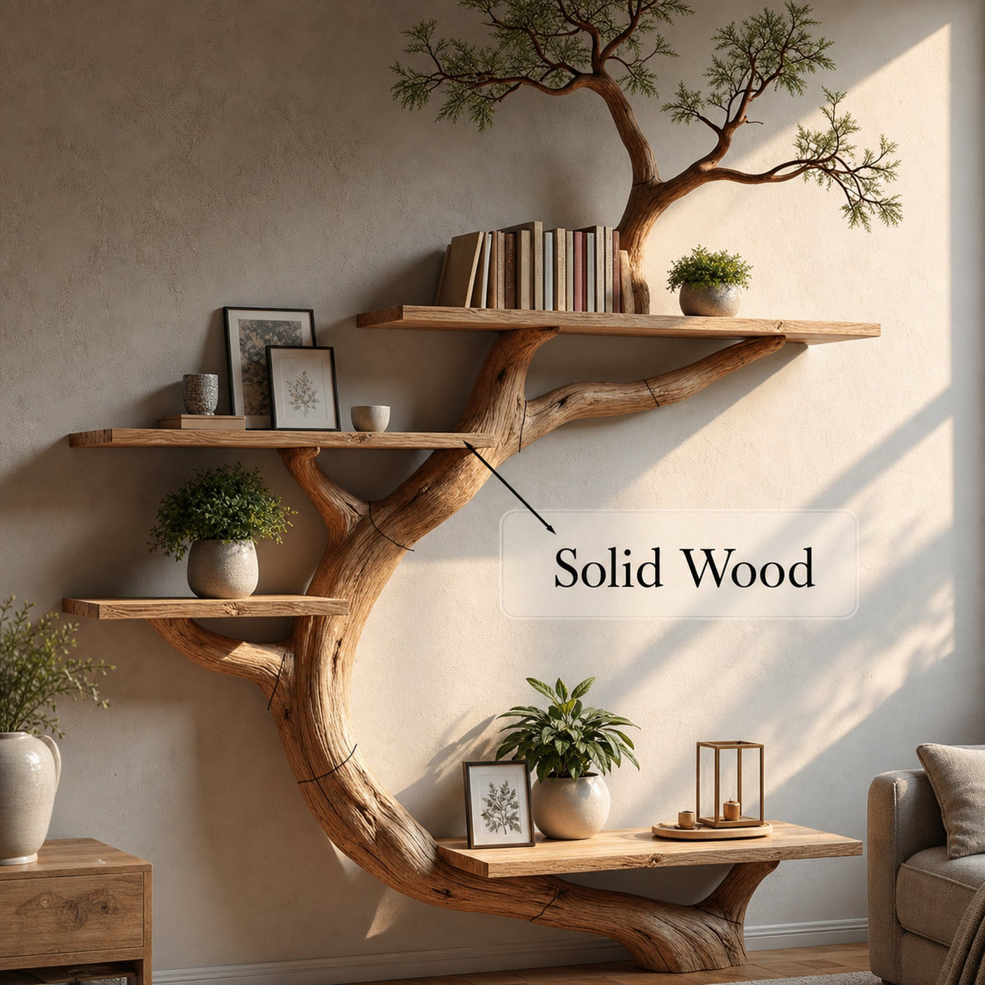 The feel of real wood
