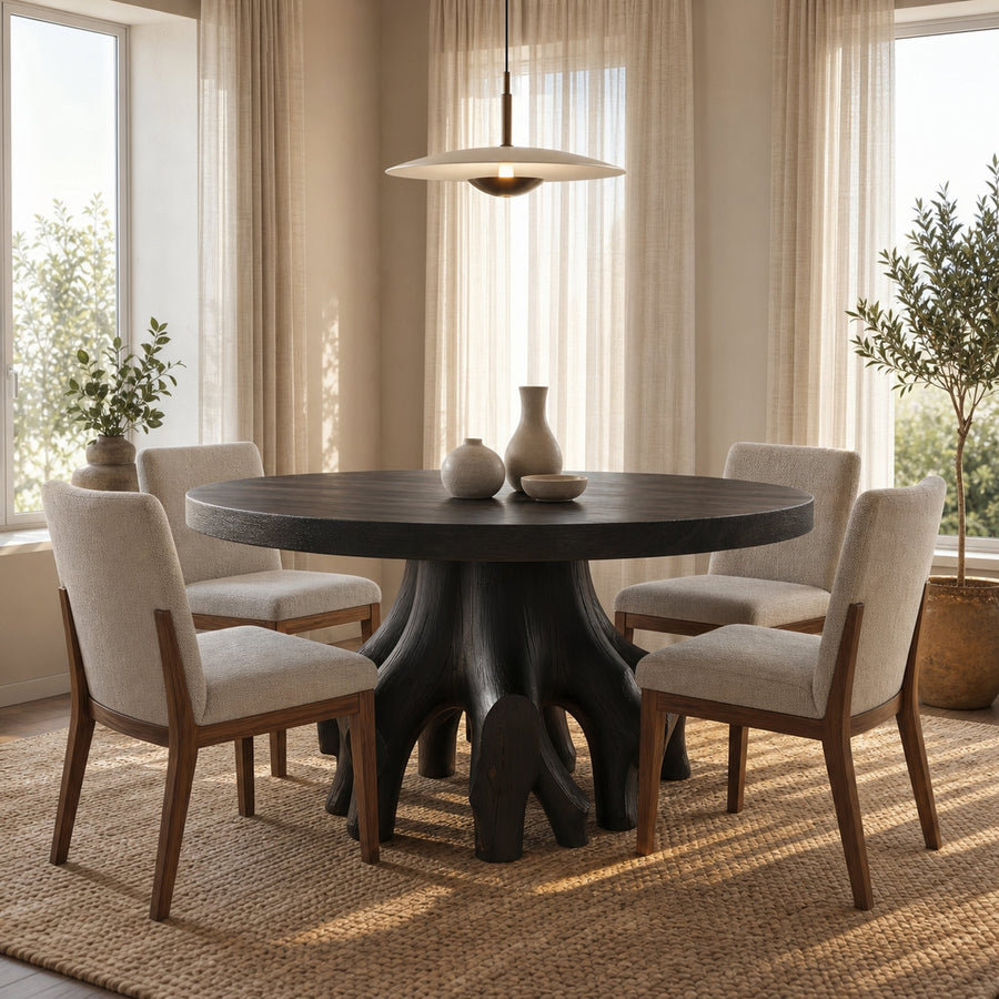Rustic Tree Root Dining Table For Dining Room