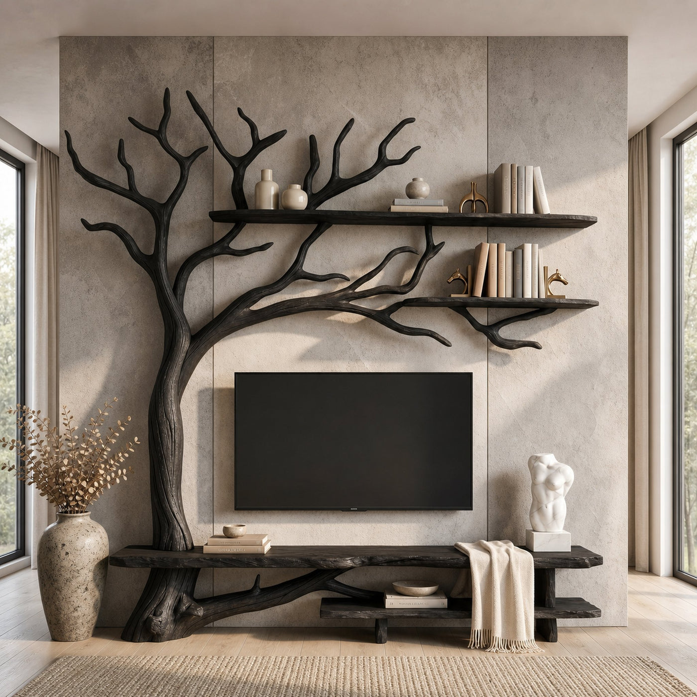 Furnishing the living room