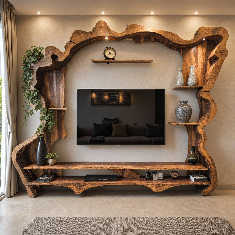 Rustic Wall Decor And Large Wooden Art For Living Room And Bedroom Decor