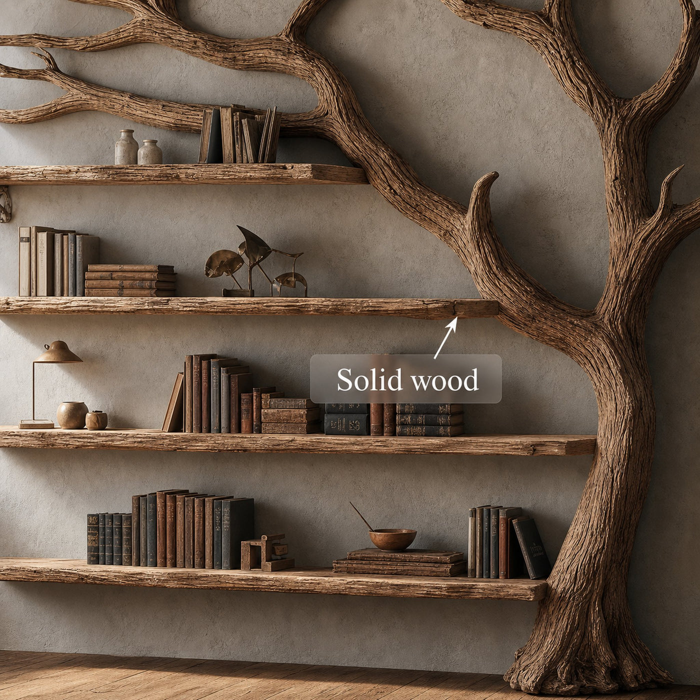 The feel of real wood