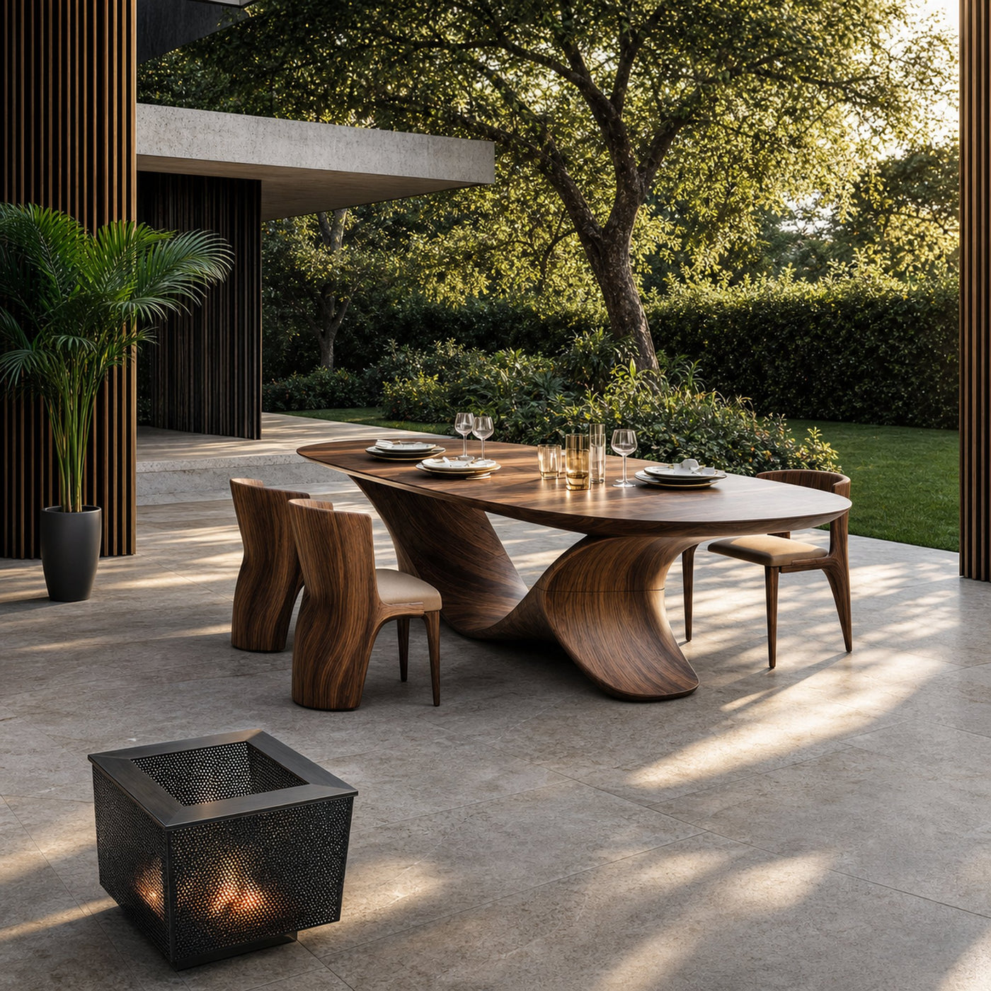 Rustic Wood Table For Natural Home Furnishing - product view 2