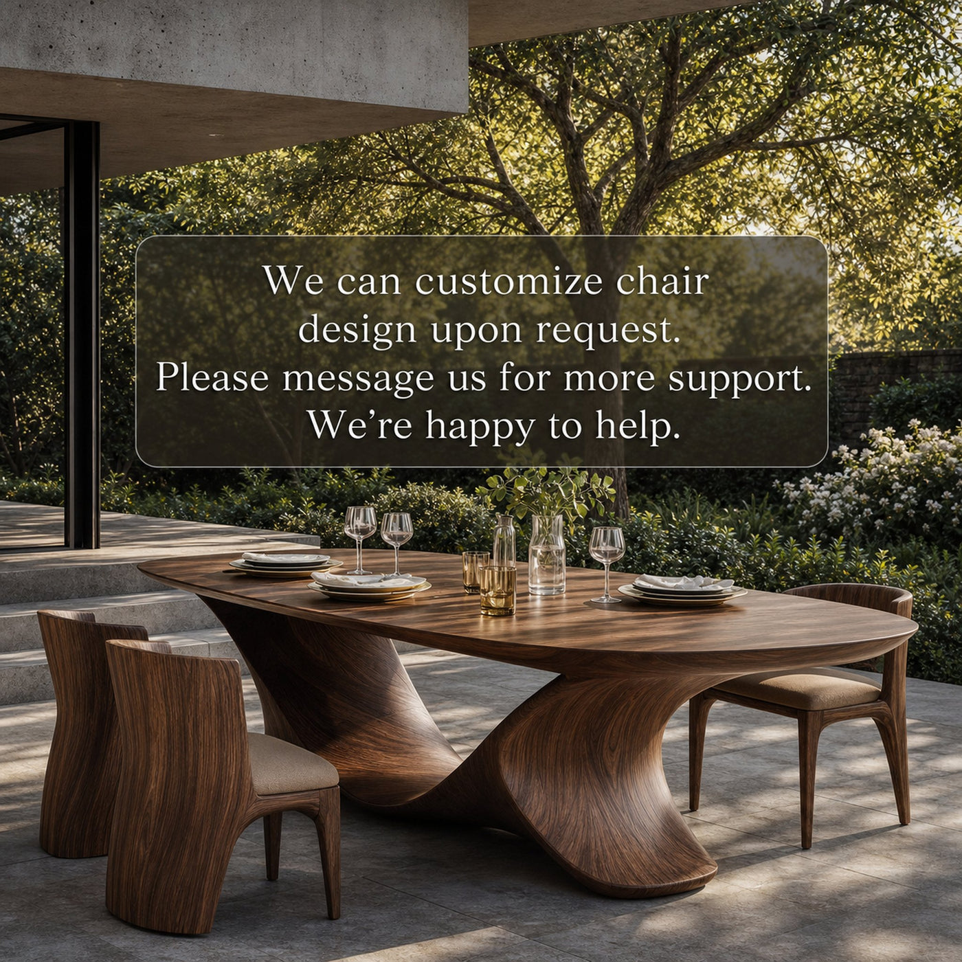 Rustic Wood Table For Natural Home Furnishing - product view 6