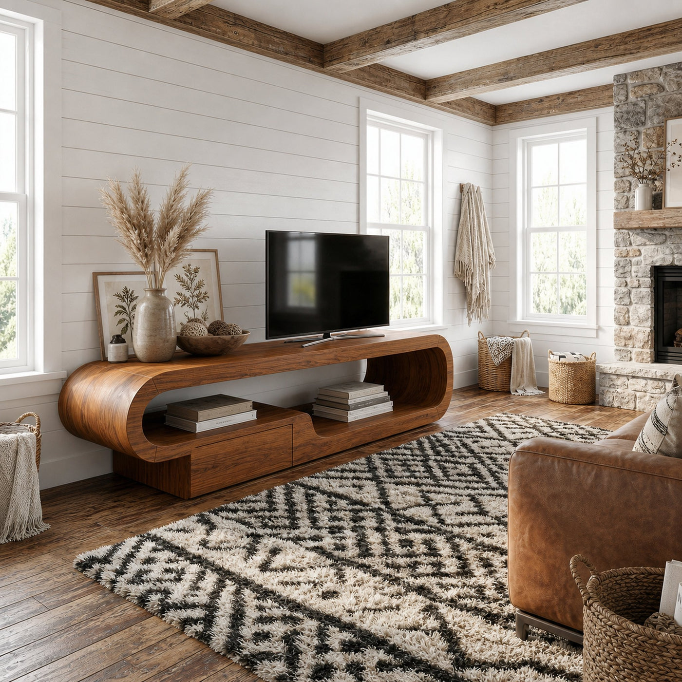 Scandinavian TV Cabinet For Cozy Living Room Decor - product view 6