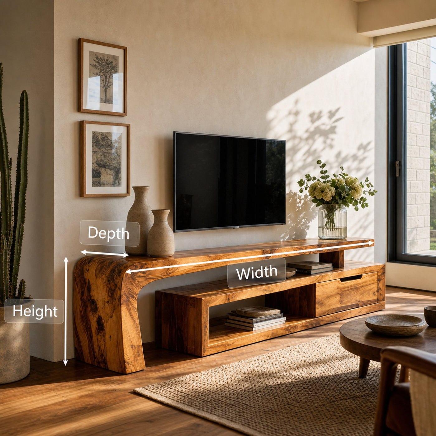 Scandinavian TV Cabinet For Living Room - product view 6