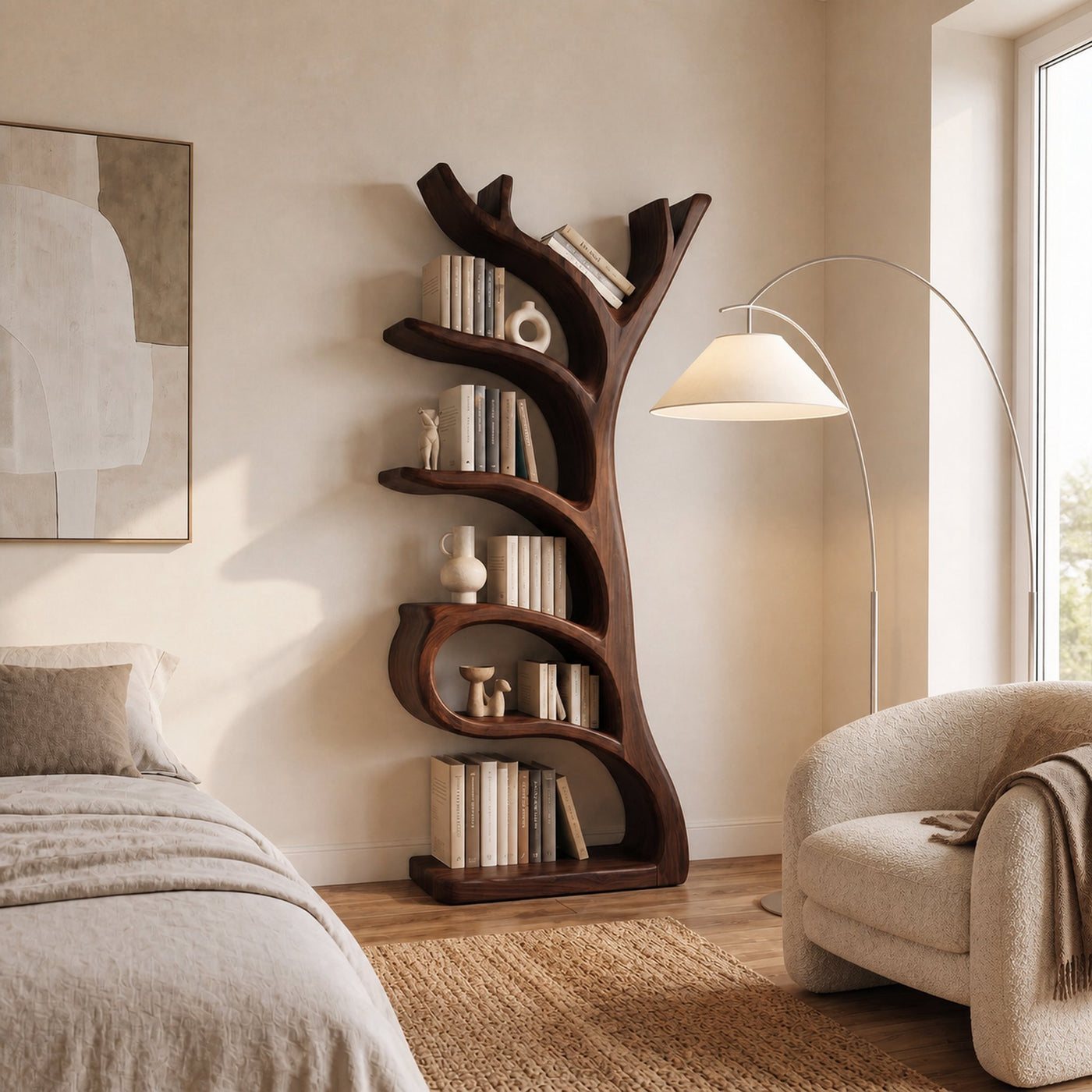 Sculptural Bookcase For Reading Corner - product view 6