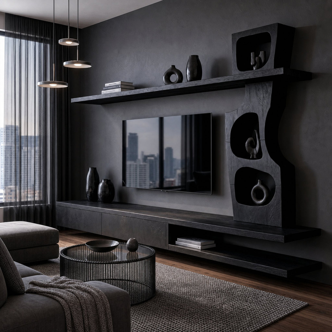 Furnishing the living room