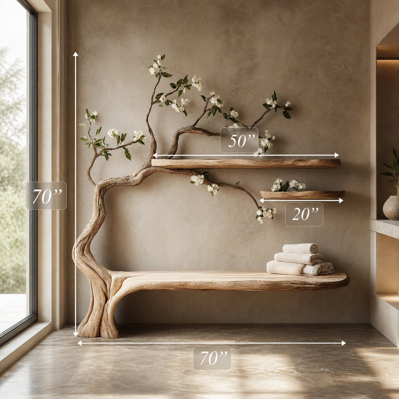 Tree Book Shelf Bookshelf Corner Shelf Gift Family - product view 5