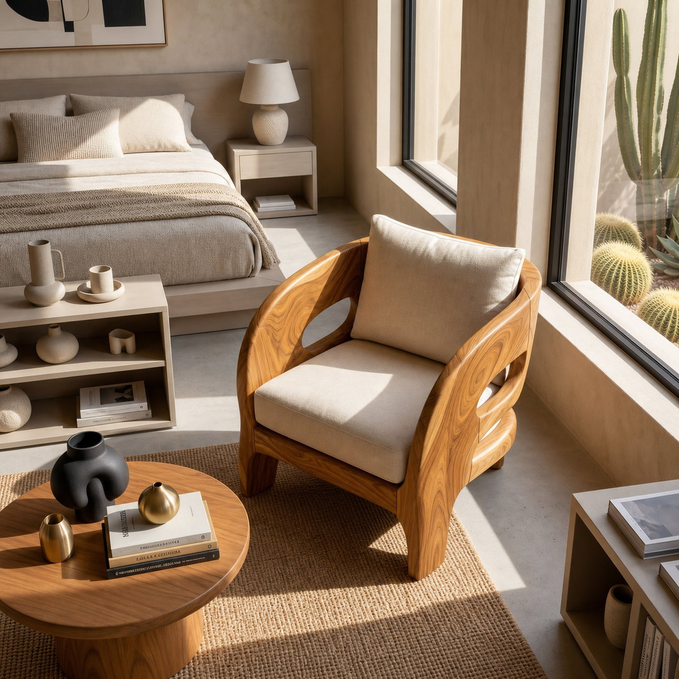 Tropical Resort Style Lounge Chair Garden Retreat - product view 2