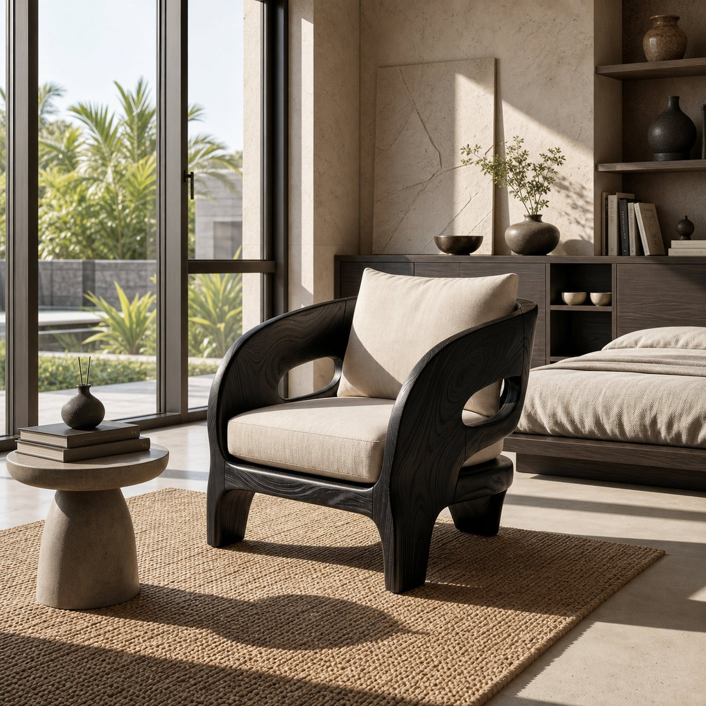 Tropical Resort Style Lounge Chair Garden Retreat - product view 4