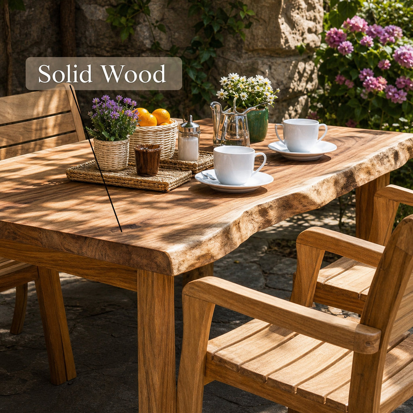 Unique Table and Chair Sets Garden Dining Set Garden Decor Gift - product view 4